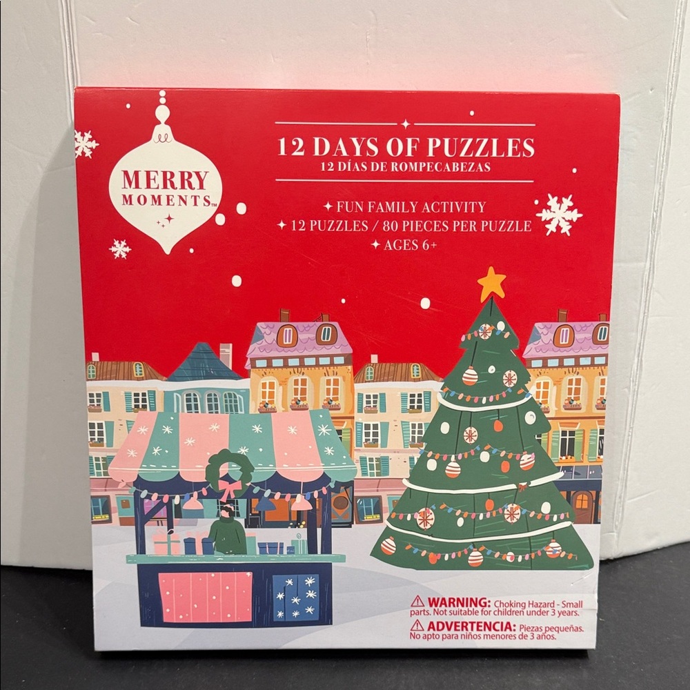 Merry Moments 12 Days of Puzzles advent calendar -complete